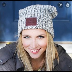 Love your melon navy speckled beanie